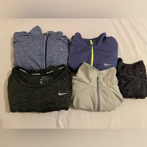 5 Nike work out long sleeve bundle